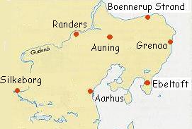 Carte du Djursland